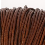 Zdjęcie - Rzemień naturalny lakierowany czekoladowy 3mm