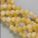 Zdjęcie - Jadeit marmurkowy kulka gładka w kolorze mango 10mm