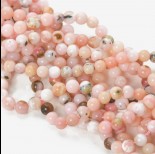Zdjęcie - Opal różowy kulka gładka 4mm