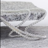 Zdjęcie - Hematyt kulki platerowane gładkie white silver 3mm