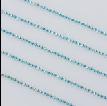 Zdjęcie - Łańcuszek bulion kuleczki 1.2mm turkusowy