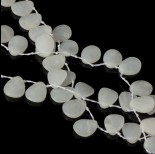 Zdjęcie - Kryształ górski listek biały 17x13mm