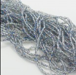 Zdjęcie - Kryształki oponki fasetowane blue shadow 1x2mm