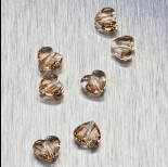 Zdjęcie - 5741 Swarovski love bead 8mm Light Silk