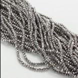 Zdjęcie - Kryształki oponki fasetowane nickel 2x3mm