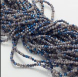Zdjęcie - Kryształki kulki fasetowane grey azure 3mm
