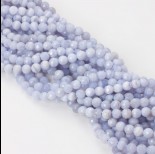 Zdjęcie - Agat blue lace kulka fasetowana 6mm