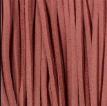 Zdjęcie - Rzemień zamszowy płaski brudny róż 2,5x1mm