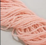 Zdjęcie - Koraliki szklane kulki pastelowy róż 4mm
