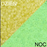 Zdjęcie - Koraliki TOHO Round 8/0 Glow In The Dark Yellow/Bright Green