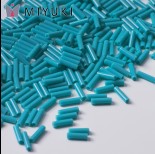 Zdjęcie - Koraliki Miyuki Bugles #2 6 mm Opaque Turquoise Green