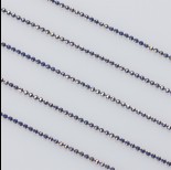 Zdjęcie - Łańcuszek bulion kuleczki 1.2mm granatowy