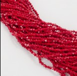 Zdjęcie - Kryształki bicone fasetowane 3mm dark red