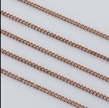 Zdjęcie - Łańcuszek pancerka powlekany 1.9x2.5mm brązowy