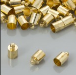 Zdjęcie - Końcówki do rzemieni kolor złoty 6,5mm