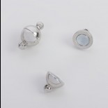 Zdjęcie - Zapięcie magnetyczne kulka srebrne 8mm