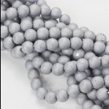 Zdjęcie - Kwarc syntetyczny powlekany kulka 10mm srebrny