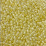 Zdjęcie - Koraliki TOHO Round 11/0 Inside-Color Luster Crystal/Opaque Yellow Lined