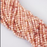 Zdjęcie - Opal różowy kulka fasetowana 5.5mm