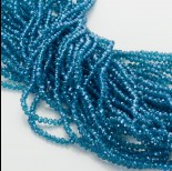 Zdjęcie - Kryształki oponki fasetowane blue shadow 2x3mm
