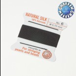 Zdjęcie - Nici jedwabne z igłą black 0,7mm