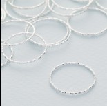 Zdjęcie - Srebrny łącznik koło diamentowe ag925 20mm
