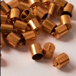 Zdjęcie - Końcówki ze stali chirurgicznej pozłacane 9mm