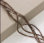 Zdjęcie - Hematyt platerowany kostka ścięta brązowy 3x3mm