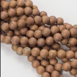 Zdjęcie - Kwarc syntetyczny powlekany kulka 10mm brązowy