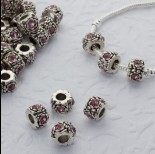 Zdjęcie - Koralik z kryształkami rose 5mm
