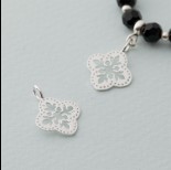 Zdjęcie - Zawieszka kwiatek ażurowy Ag925 18x13mm srebrny