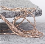 Zdjęcie - Hematyt kulka fasetowana platerowana rose gold 2mm