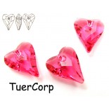 Zdjęcie - Swarovski wild heart 12mm indian pink