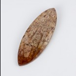 Zdjęcie - Zawieszka kaboszon jaspis krajobrazowy wrzeciono 59,5x22mm
