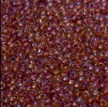 Zdjęcie - Koraliki TOHO Round 11/0 Inside-Color Luster Crystal/Terra Cotta Lined