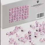 Zdjęcie - Rhinnes stone cube 6mm rosaline