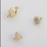 Zdjęcie - Zapięcie magnetyczne kulka złote 8mm