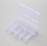 Zdjęcie - Pudełko plastikowe 6 przegródek 12x8cm