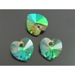 Zdjęcie - Swarovski heart 10mm luminous green