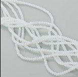Zdjęcie - Kryształki oponki fasetowane white ice 1x2mm
