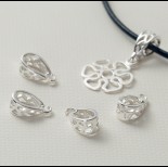 Zdjęcie - Srebrna krawatka ozdobna, próba Ag925 13mm