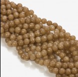 Zdjęcie - Jadeit kulka fasetowana mocca 8mm