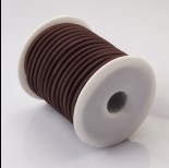 Zdjęcie - Tuba kauczukowa w oplocie 5mm brązowa