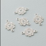 Zdjęcie - Rozgałęźnik ażurowy mandala 2 Ag925 17x11mm srebrny