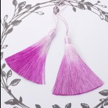 Zdjęcie - Chwost z wiskozy ombre fioletowy 10cm