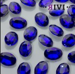 Zdjęcie - Kaboszon kryształowy indigo 13x18mm
