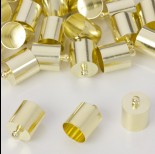 Zdjęcie - Końcówki do rzemieni light gold 9,5mm