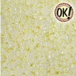 Zdjęcie - Koraliki SeedBeads Round 8/0 Ceylon Lustered Navajo White