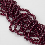 Zdjęcie - Granat kulka fasetowana 4mm