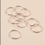 Zdjęcie - Srebrny łącznik koło gładkie 13mm ag925
